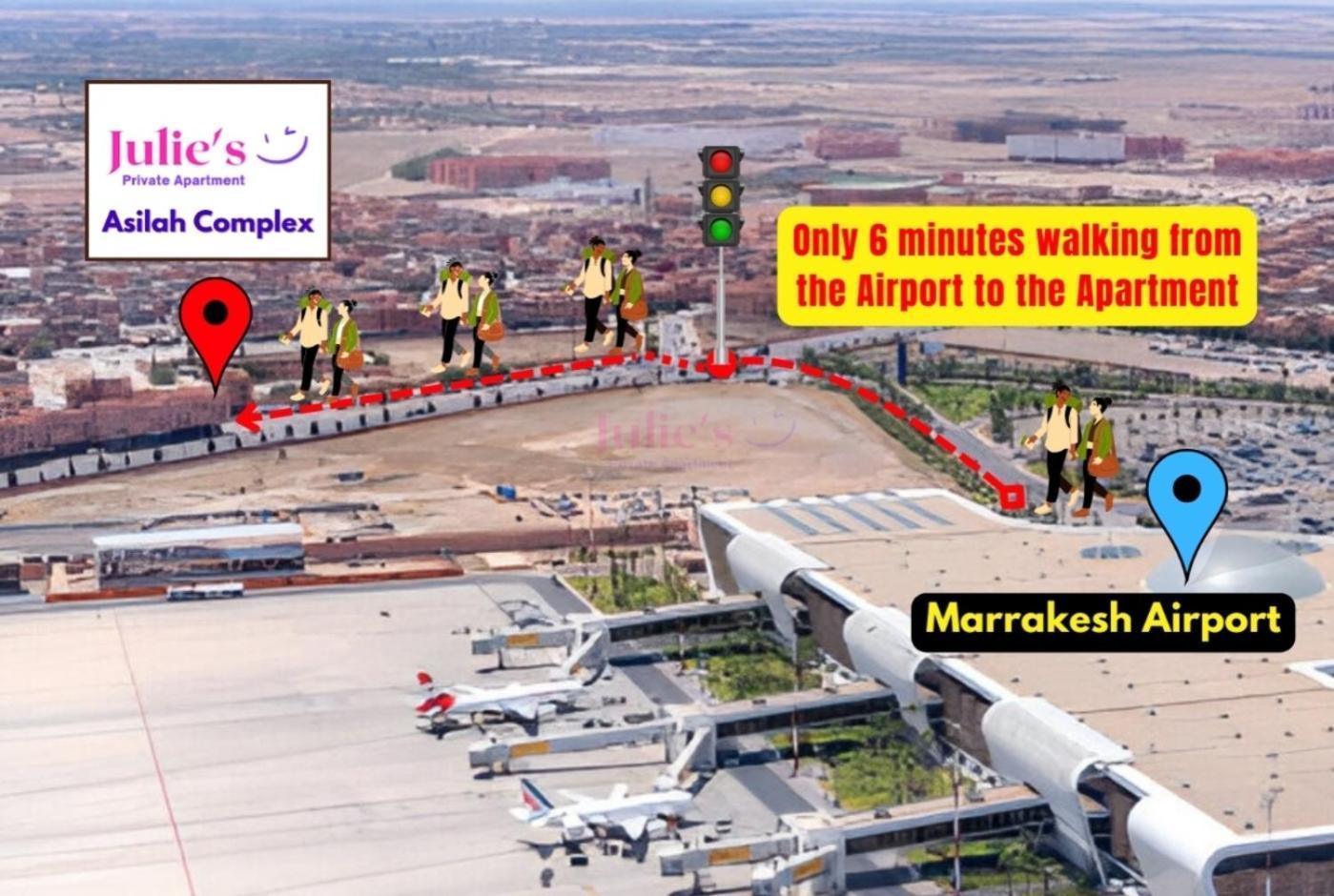 Julie Airport Marrakech Apartments Marrakesh Esterno foto