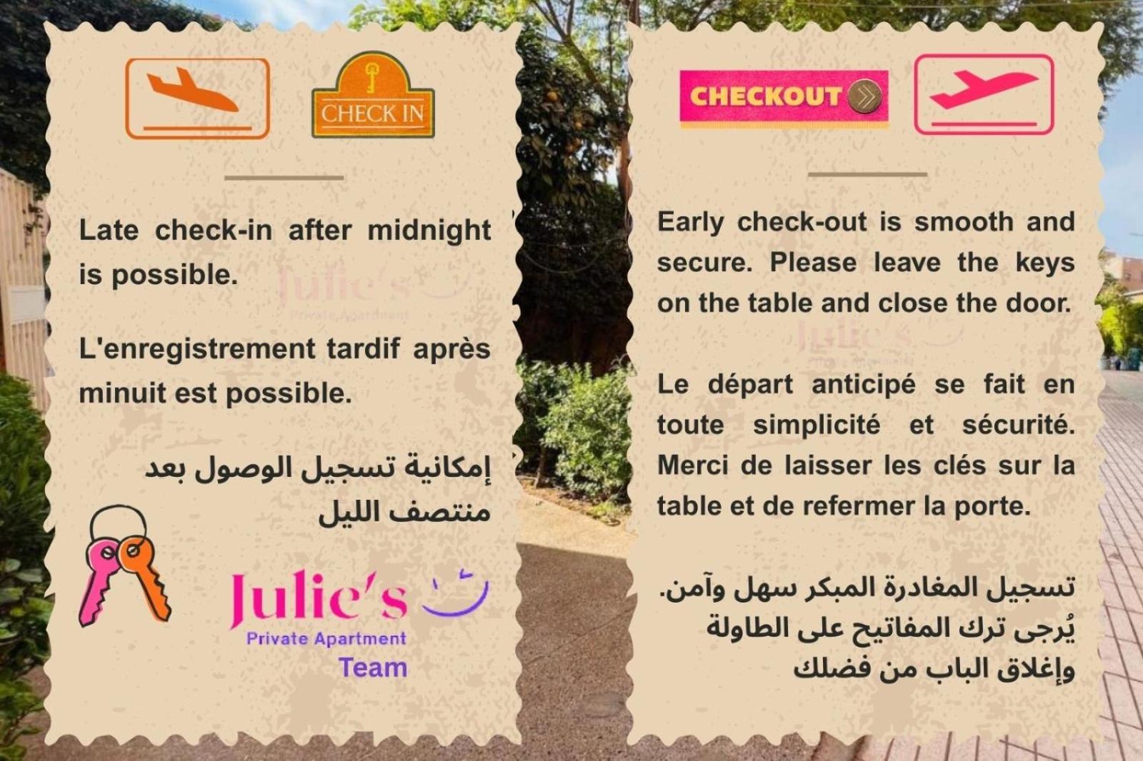 Julie Airport Marrakech Apartments Marrakesh Esterno foto